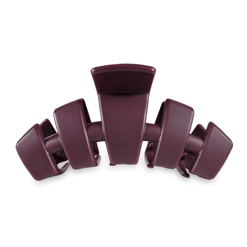 TELETIES CLASSIC HAIR CLIP - LARGE - BURGUNDY BLISS