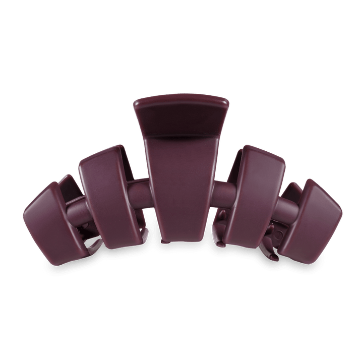 TELETIES CLASSIC HAIR CLIP - LARGE - BURGUNDY BLISS