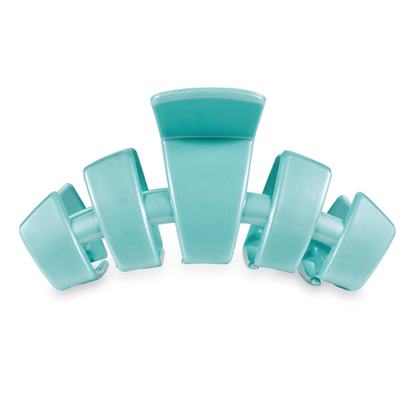 TELETIES LARGE CLASSIC HAIR CLIP - TOTALLY TURQUOISE