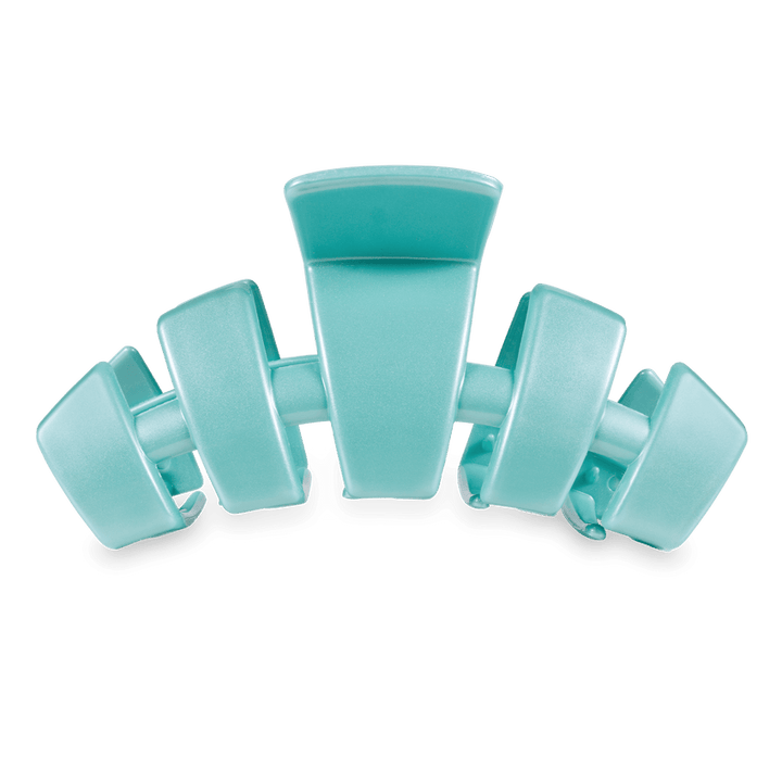 TELETIES LARGE CLASSIC HAIR CLIP - TOTALLY TURQUOISE