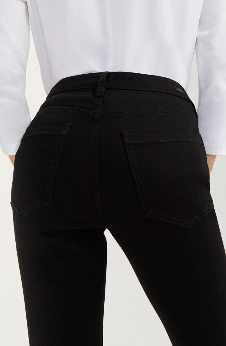 BOBBIE BABY BOOT CUT JEANS - 32" INSEAM - BLACK RINSE