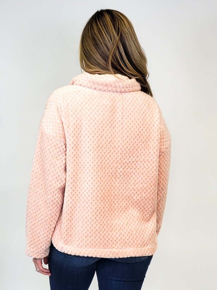 SIMPLY SOFT CROPPED SHACKET - LT PINK