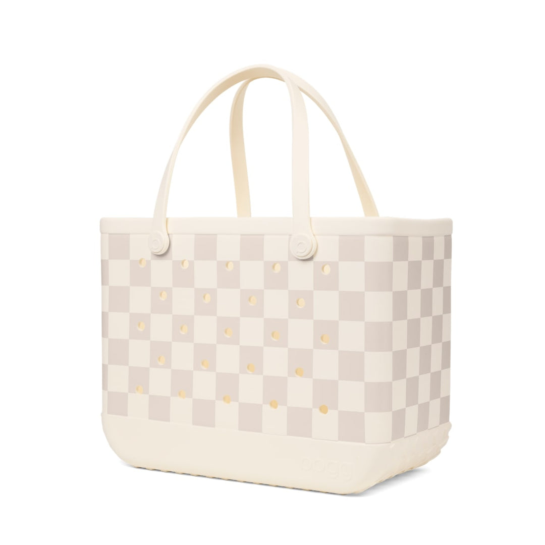 BOGG BAG CHECKERED - COCONUT/MUSHROOM