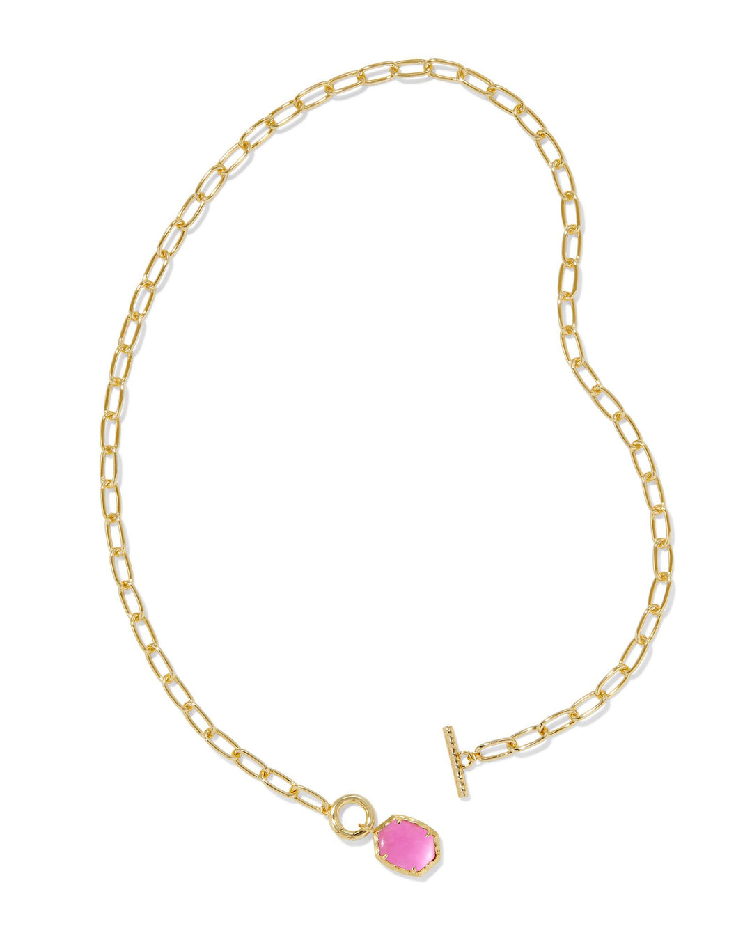 KENDRA SCOTT DAPHNE LINK AND CHAIN NECKLACE - GOLD AZALEA ILLUSION