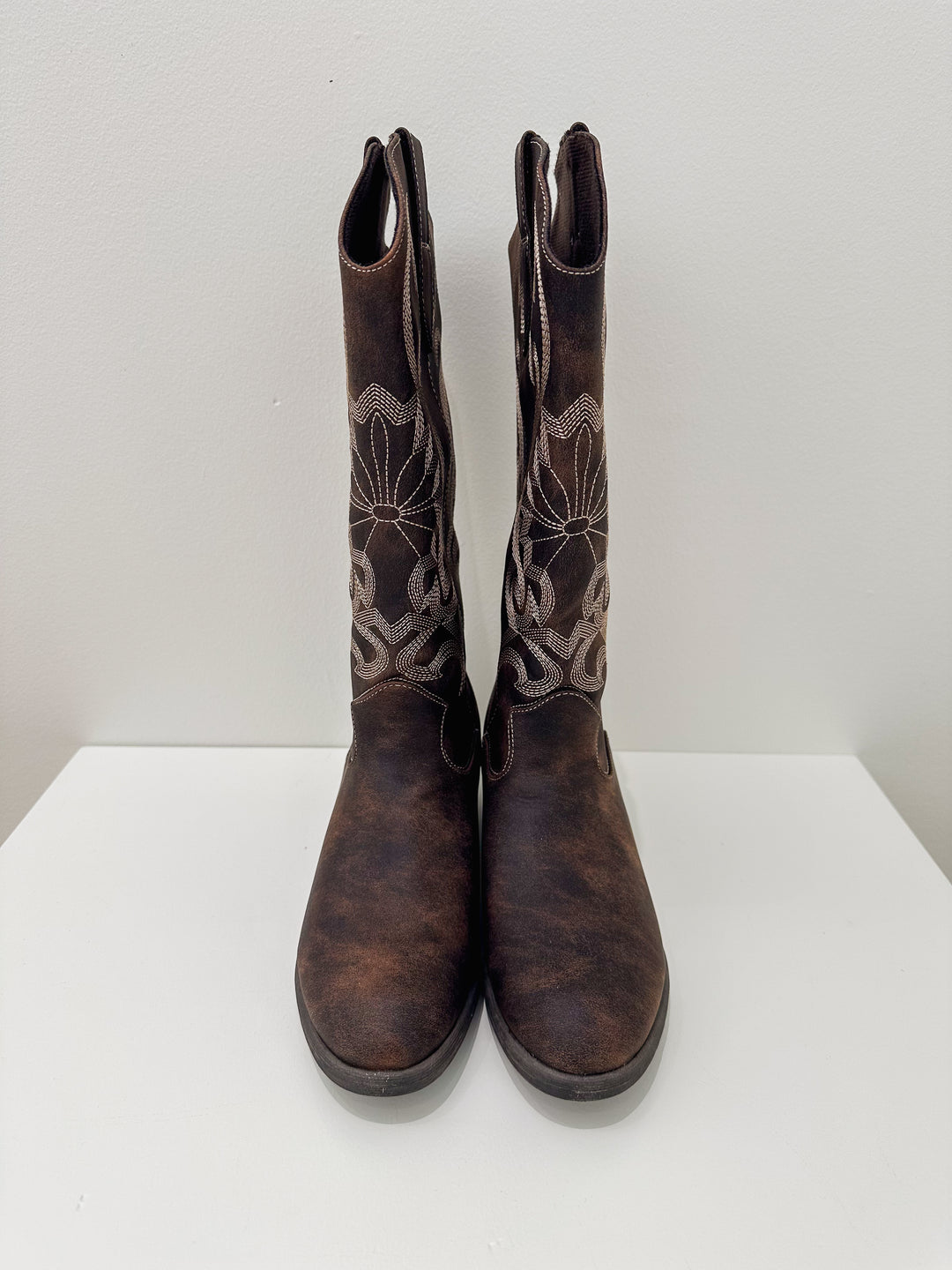 BLOWFISH STUTTER WESTERN BOOT - WHISKEY