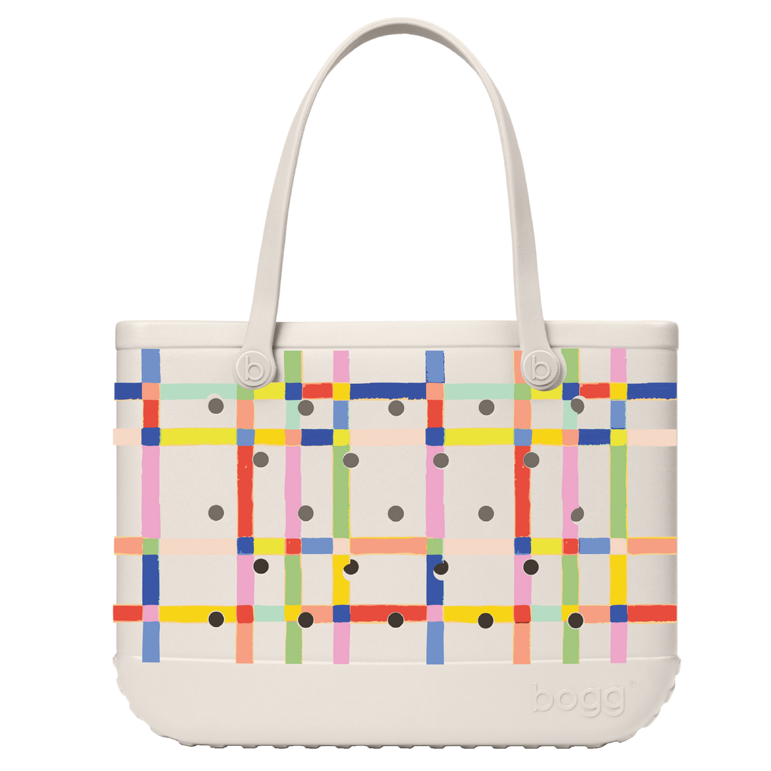 BOGG BAG - RED, WHITE AND PLAID
