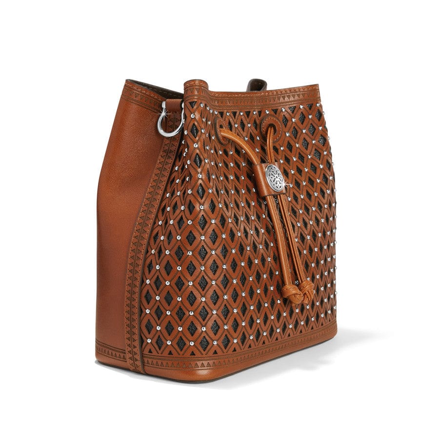 RUSSET FERRARA DIAMANTE BUCKET BAG