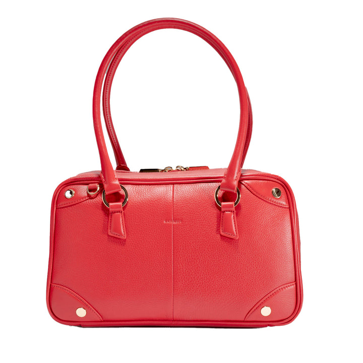 HAMMITT MEREDITH MEDIUM HANDBAG - CHILI RED/GOLD