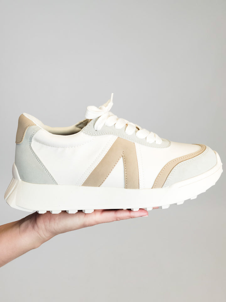 MIA TOWN SNEAKERS - BONE/OFF WHITE