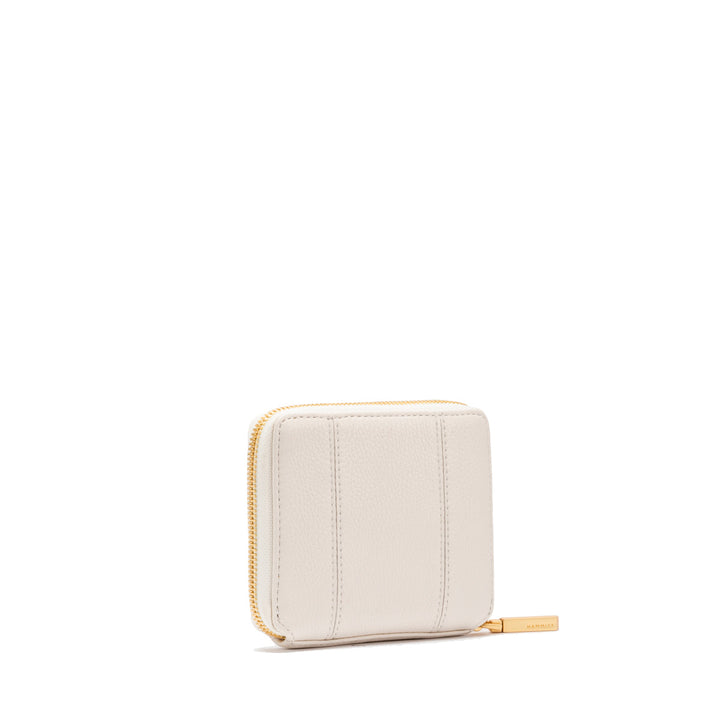 HAMMITT 5 NORTH WALLET - CALLA LILY WHITE/BRUSHED GOLD