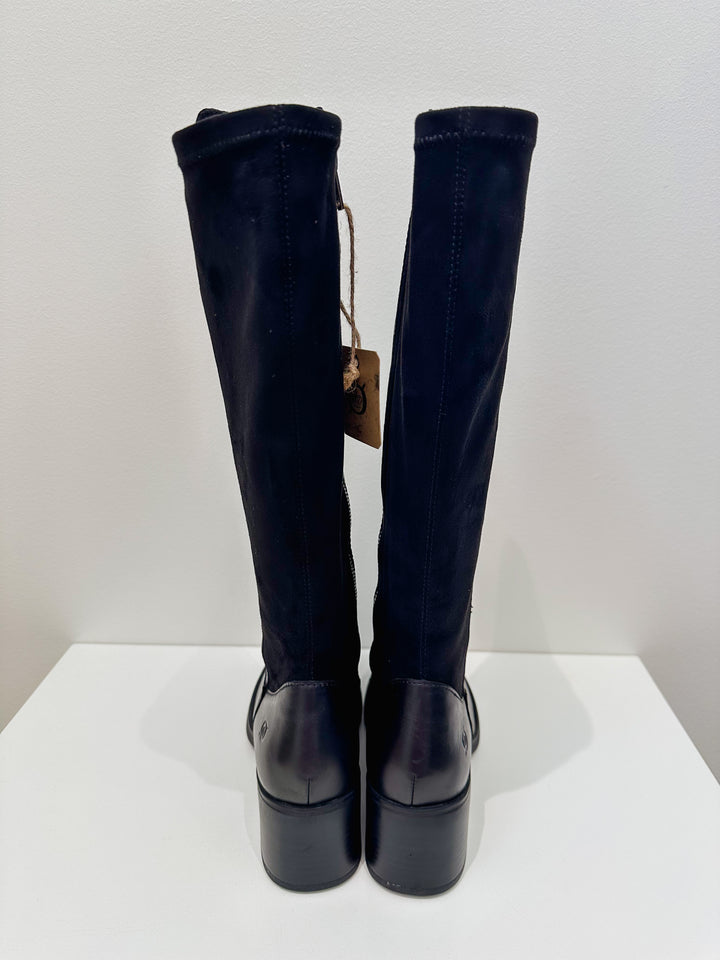 BORN VIOLETTE TALL BOOTS - BLACK