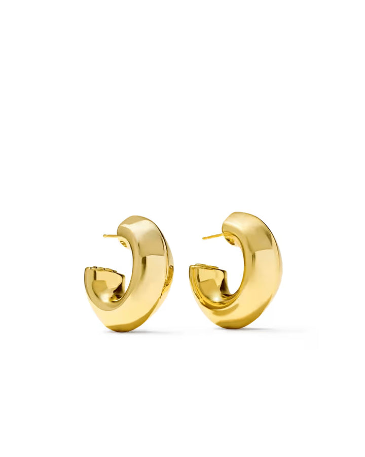 KENDRA SCOTT EMBRY HOOP EARRINGS - GOLD