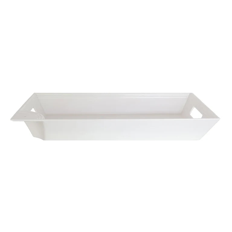 rectangular tray - pinstripes