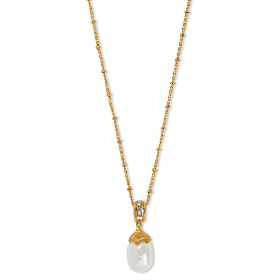 EVERBLOOM PEARL DROP NECKLACE - GOLD-PEARL