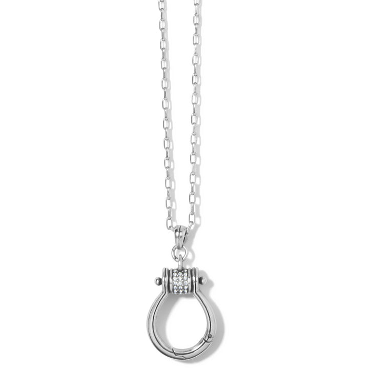 MERIDIAN PETITE CHARM HOLDER NECKLACE - SILVER