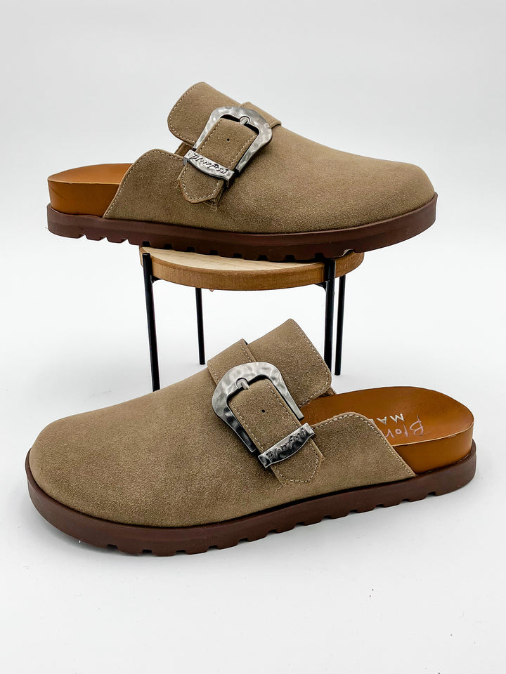 BLOWFISH SIENNA SLIP ON MULE - TAUPE
