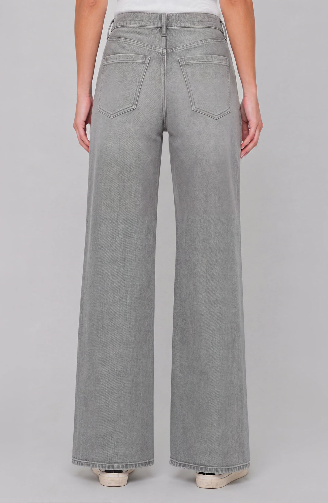 PETITE STRIDE HR WIDE LEG 30" INSEAM PANTS - MOON DUST GREY