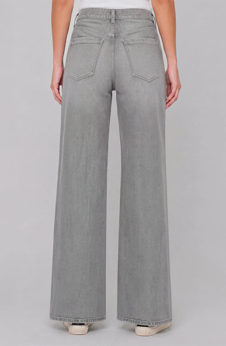 PETITE STRIDE HR WIDE LEG 30" INSEAM PANTS - MOON DUST GREY