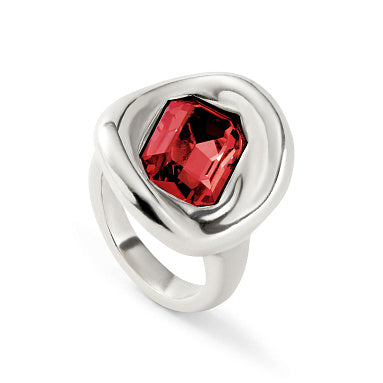 UNO DE 50 SER VALIENTE EXC RING - SILVER/RED - 21