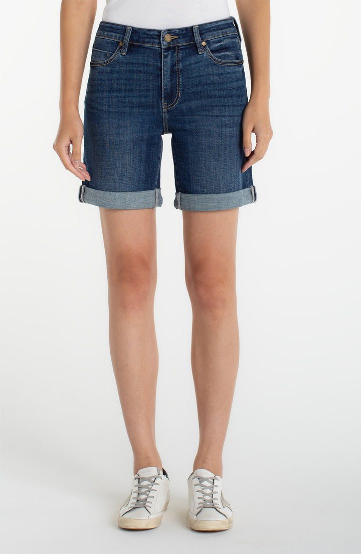 MARLEY GIRLFRIEND SHORTS W/ROLL CUFF HEM - 7"/10" INSEAM - RUSHLAND