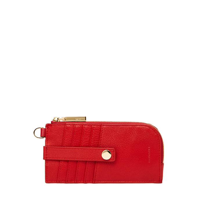 HAMMITT 210 EAST WALLET - CHILI RED/GOLD