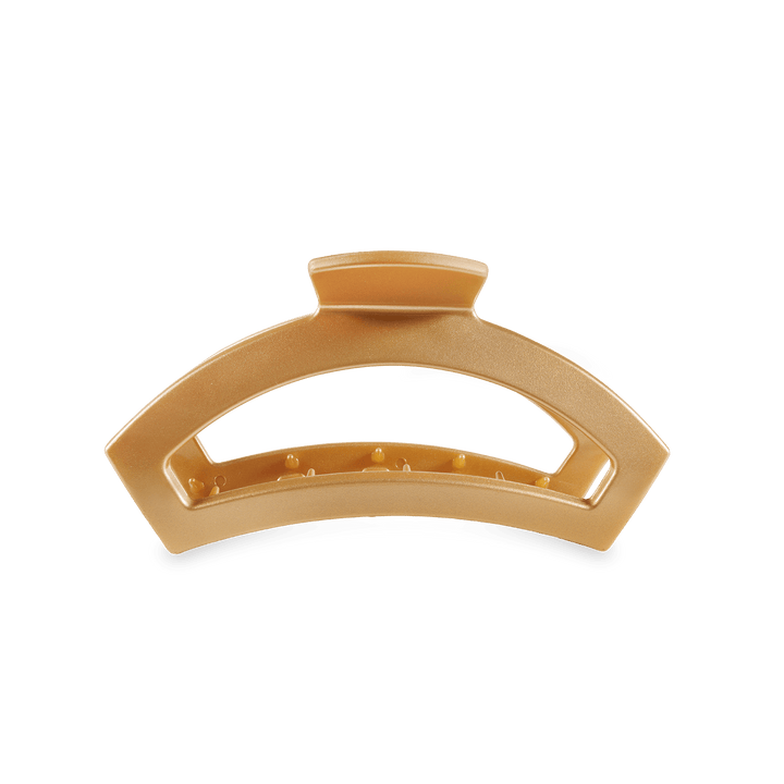 TELETIES SMALL OPEN HAIR CLIP - CHAMPAGNE TOAST
