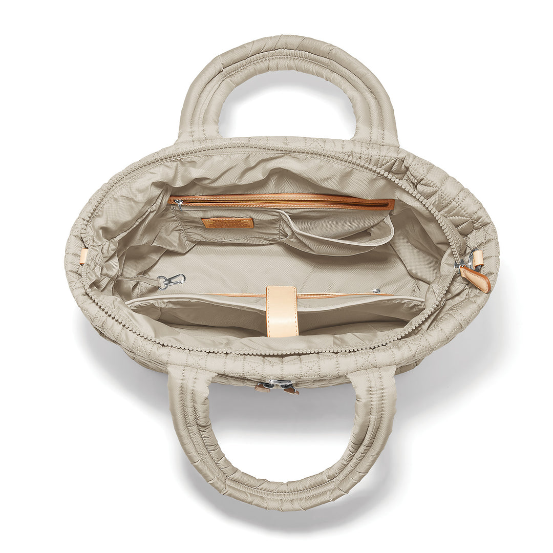 Amara Large Tote - Buff