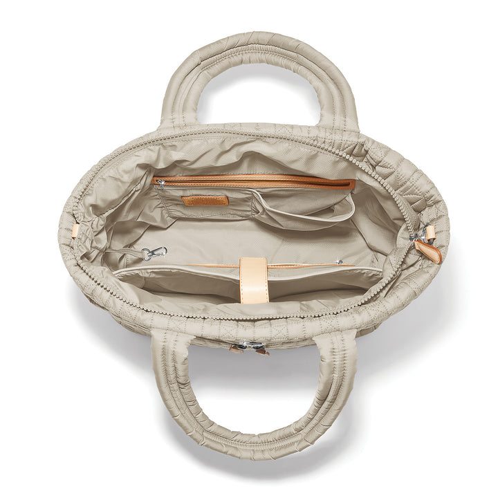 Amara Large Tote - Buff