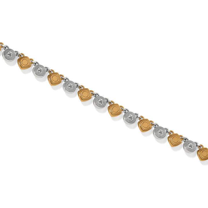 Meridian Etage II Necklace - Silver-Gold