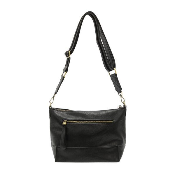 LEEN SEAMED CROSSBODY - BLACK