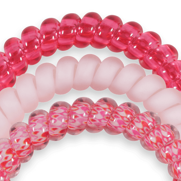 TELETIES SMALL HAIR TIES S/3 - LOVE YOU, MEAN IT!