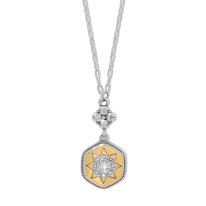 Mosaic Nova Petite Necklace - Silver-Gold