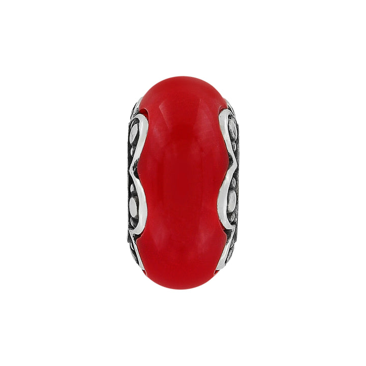 RED PRIMAVERA SPACER - SILVER-RED