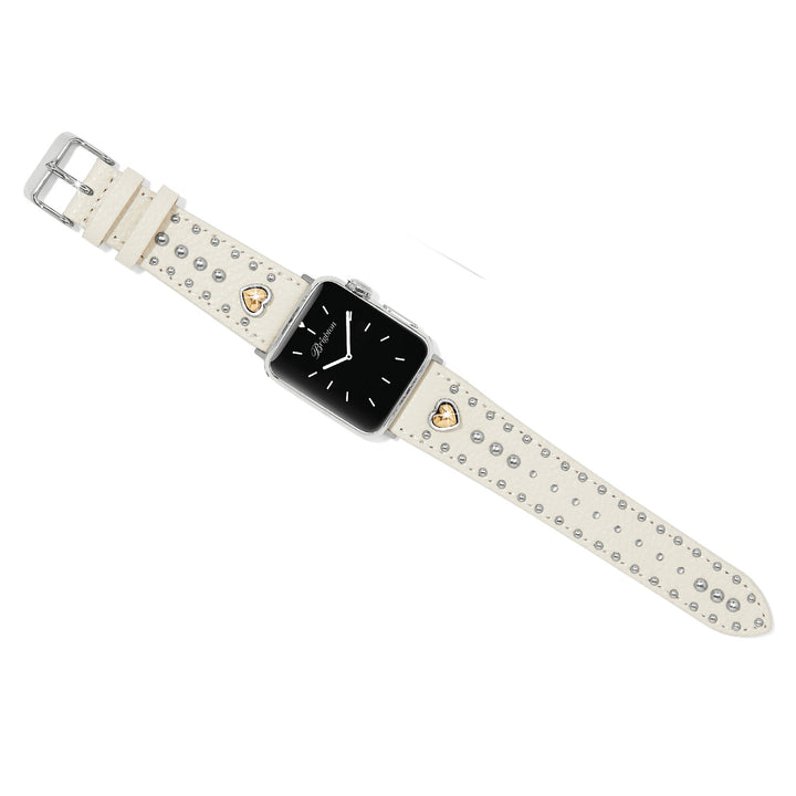 Pretty Tough Heart Watch Band - Shoe White
