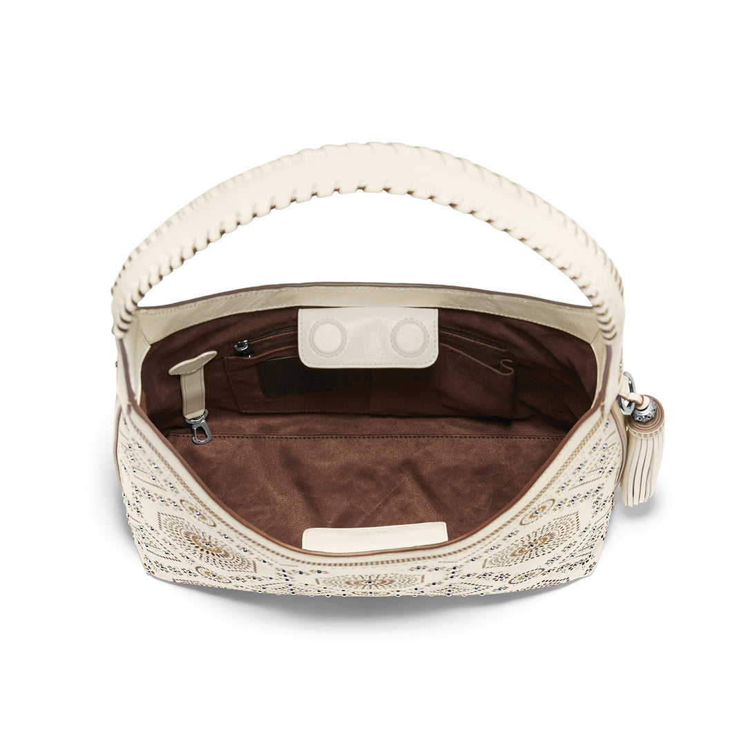 Mosaic Large Hobo - Shoe White