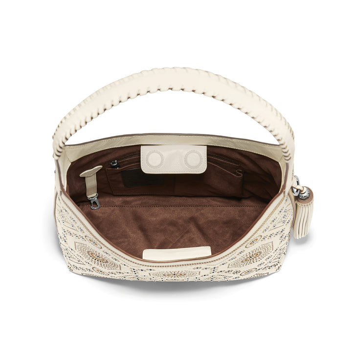 Mosaic Large Hobo - Shoe White