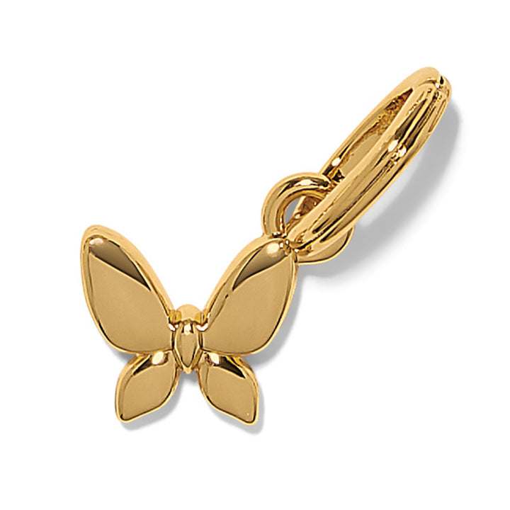 Enchanting Gem Butterfly Charm - Gold-Multi