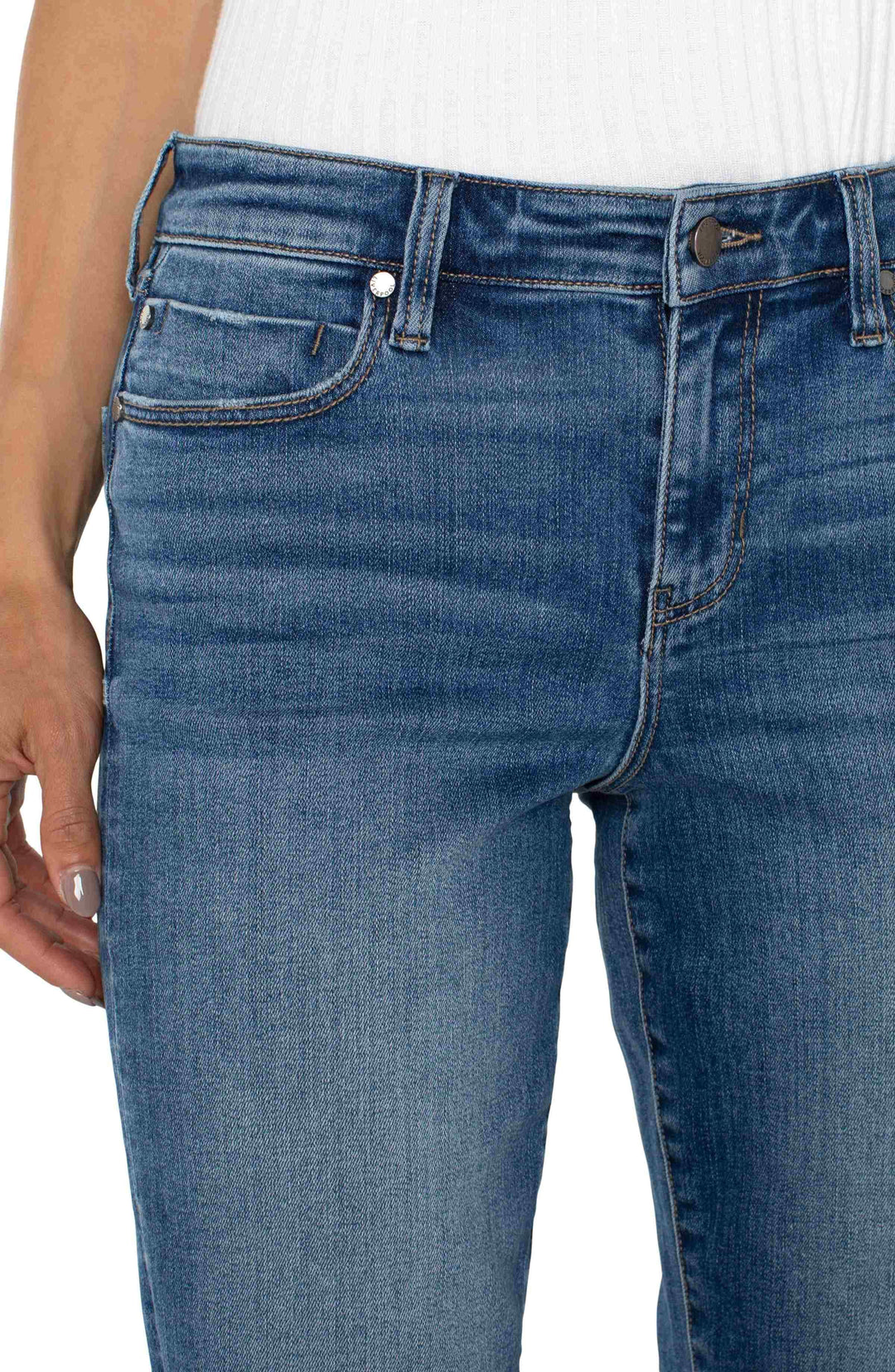 KENNEDY CROP STRAIGHT JEANS 27" INSEAM - MCALLASTER