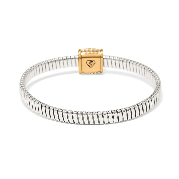 Meridian Solis Spring Bracelet - Silver-Gold