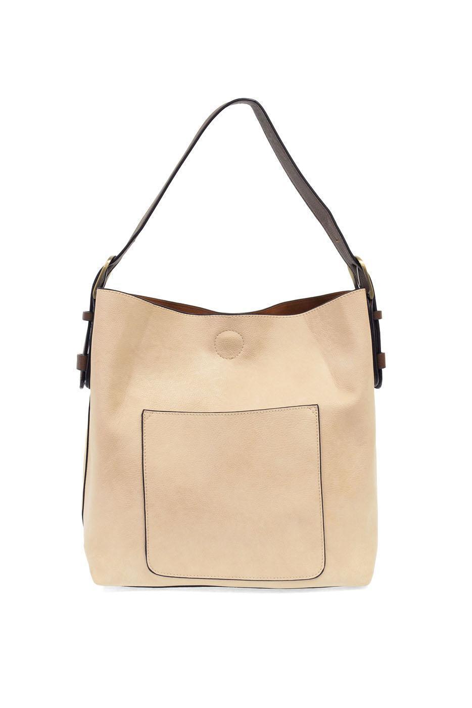 CLASSIC HOBO COFFEE HANDLE HANDBAG - CREAM