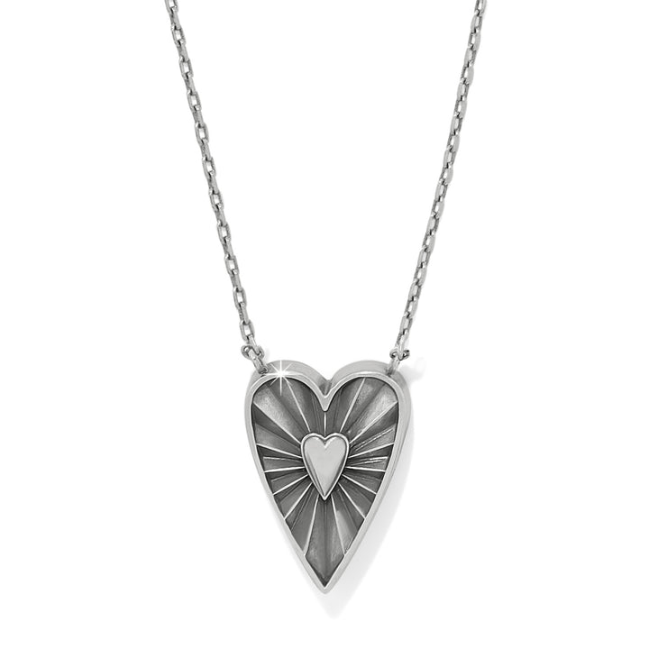 B Bright Reversible Necklace - Silver