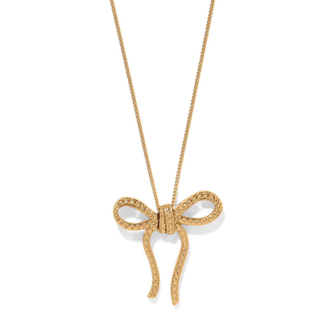 Illumina Bow Necklace - Gold