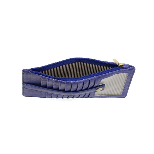 NEW KARA MINI WALLET - COBALT