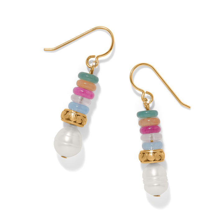Kosmos Chroma French Wire Earrings - Gold-Multi