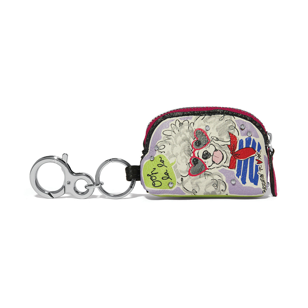 Fashionista Wanderlust Coin Purse Charm Handbag Fob - Multi