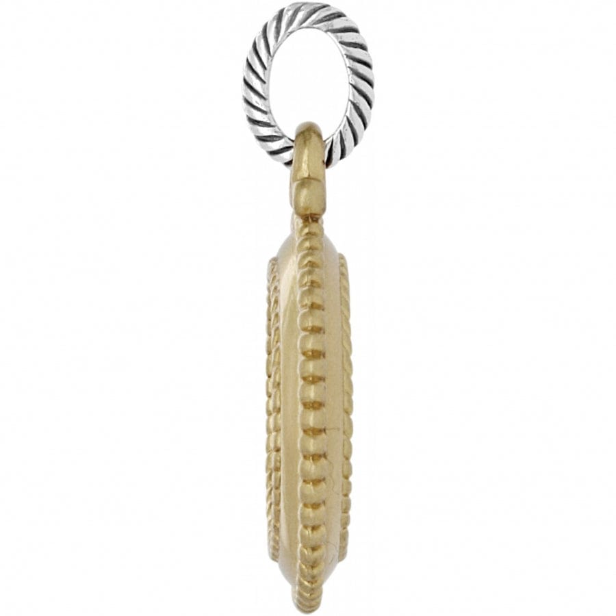 ABC Monogram B Charm - Silver-Gold