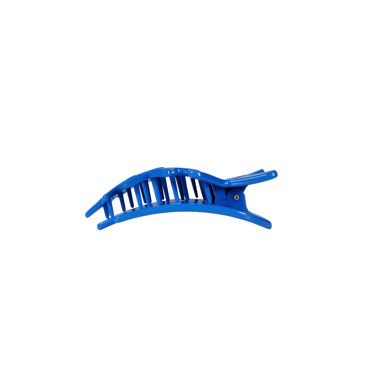 TELETIES SMALL FLAT HAIR CLIP - BLUE SHOOTING STARS