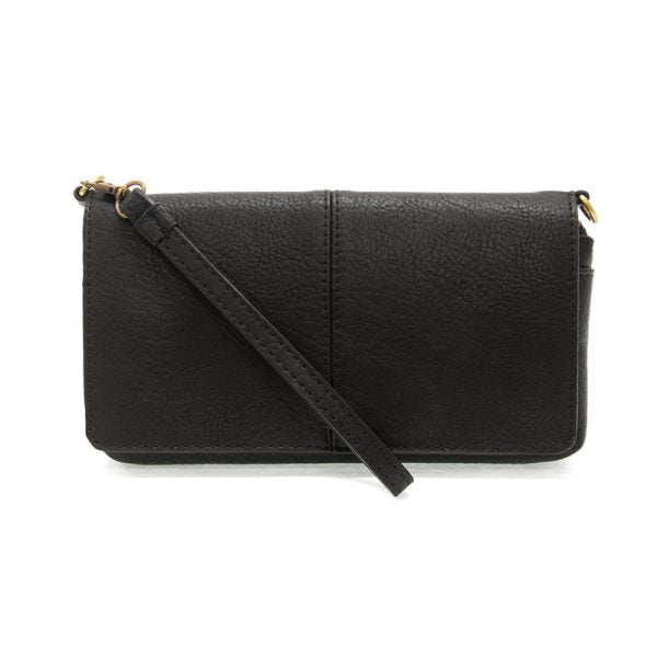 EVERLY ORGANIZER FLAP CROSSBODY - BLACK