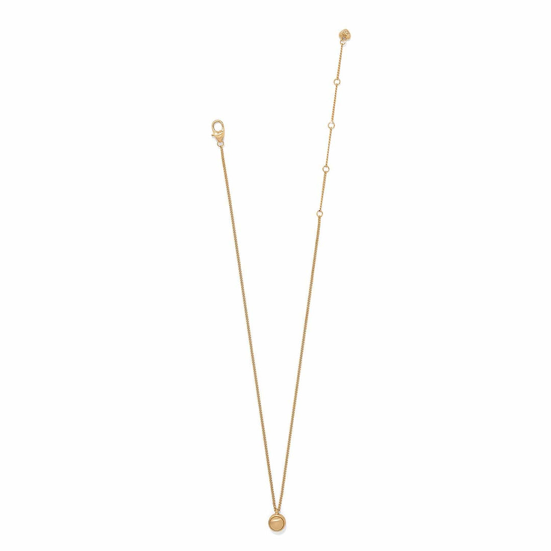 Contempo Nuevo Petite Dome Necklace - Gold