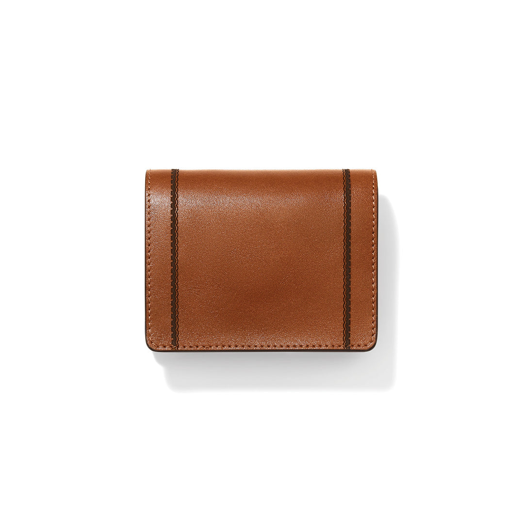 Mosaic Heart Small Wallet - Russet